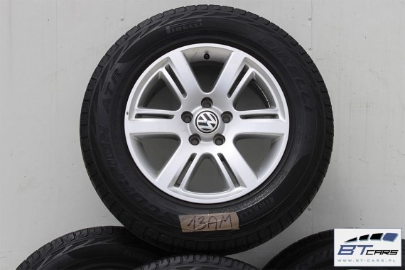 VW AMAROK FELGI 17 cali OPONY LATO KOŁA felga 2H0601025D 2H0 601 025 D 8J*17H2 ET49 opona Pirelli Scorpion ATR 245/65/17 111T 2H