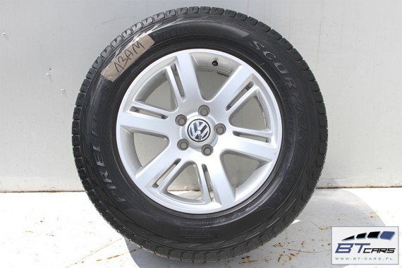 VW AMAROK FELGI 17 cali OPONY LATO KOŁA felga 2H0601025D 2H0 601 025 D 8J*17H2 ET49 opona Pirelli Scorpion ATR 245/65/17 111T 2H