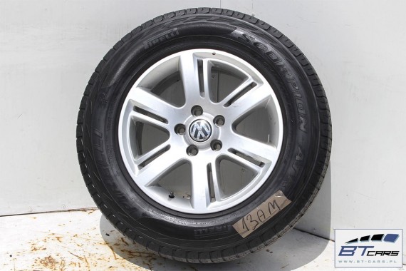 VW AMAROK FELGI 17 cali OPONY LATO KOŁA felga 2H0601025D 2H0 601 025 D 8J*17H2 ET49 opona Pirelli Scorpion ATR 245/65/17 111T 2H