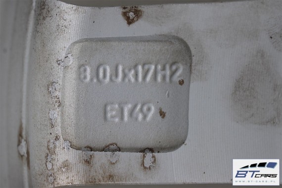 VW AMAROK FELGI 17 cali OPONY LATO KOŁA felga 2H0601025D 2H0 601 025 D 8J*17H2 ET49 opona Pirelli Scorpion ATR 245/65/17 111T 2H
