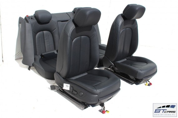 AUDI A7 FOTELE KOMPLET FOTELI siedzeń siedzenia fotel tapicerka 4G 4G8 skóra kolor czarny FOTEL siedzeń siedzenie fotel