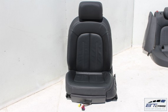 AUDI A7 FOTELE KOMPLET FOTELI siedzeń siedzenia fotel tapicerka 4G 4G8 skóra kolor czarny FOTEL siedzeń siedzenie fotel