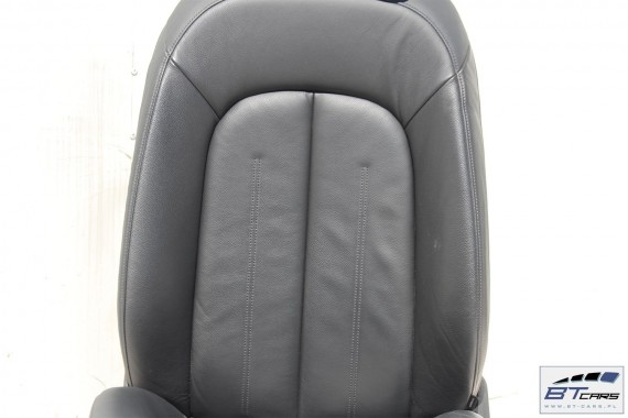 AUDI A7 FOTELE KOMPLET FOTELI siedzeń siedzenia fotel tapicerka 4G 4G8 skóra kolor czarny FOTEL siedzeń siedzenie fotel