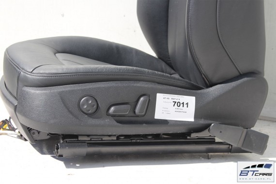 AUDI A7 FOTELE KOMPLET FOTELI siedzeń siedzenia fotel tapicerka 4G 4G8 skóra kolor czarny FOTEL siedzeń siedzenie fotel