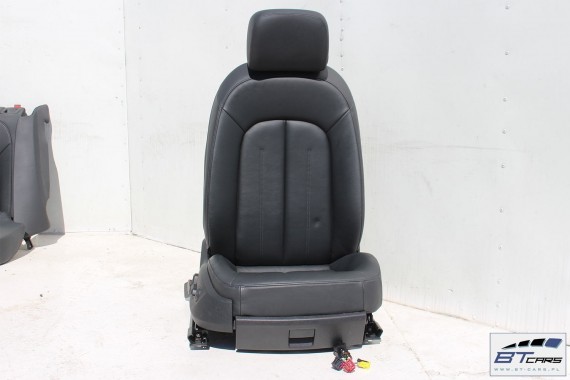 AUDI A7 FOTELE KOMPLET FOTELI siedzeń siedzenia fotel tapicerka 4G 4G8 skóra kolor czarny FOTEL siedzeń siedzenie fotel