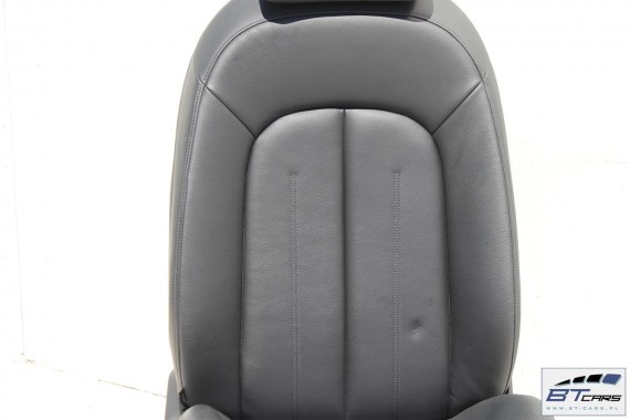 AUDI A7 FOTELE KOMPLET FOTELI siedzeń siedzenia fotel tapicerka 4G 4G8 skóra kolor czarny FOTEL siedzeń siedzenie fotel