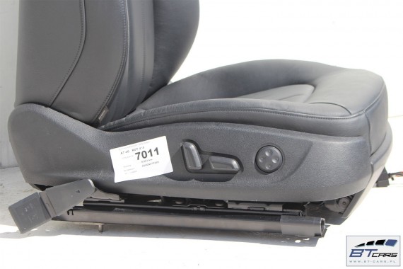 AUDI A7 FOTELE KOMPLET FOTELI siedzeń siedzenia fotel tapicerka 4G 4G8 skóra kolor czarny FOTEL siedzeń siedzenie fotel