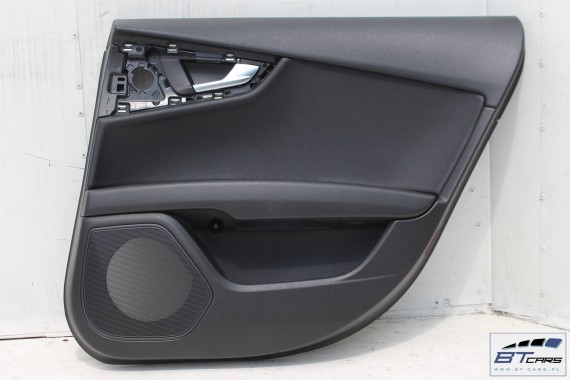 AUDI A7 FOTELE KOMPLET FOTELI siedzeń siedzenia fotel tapicerka 4G 4G8 skóra kolor czarny FOTEL siedzeń siedzenie fotel