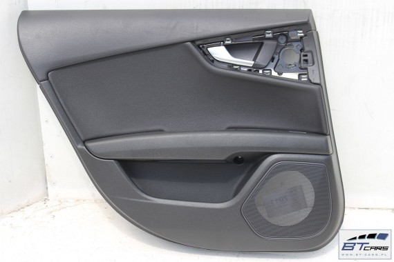 AUDI A7 FOTELE KOMPLET FOTELI siedzeń siedzenia fotel tapicerka 4G 4G8 skóra kolor czarny FOTEL siedzeń siedzenie fotel