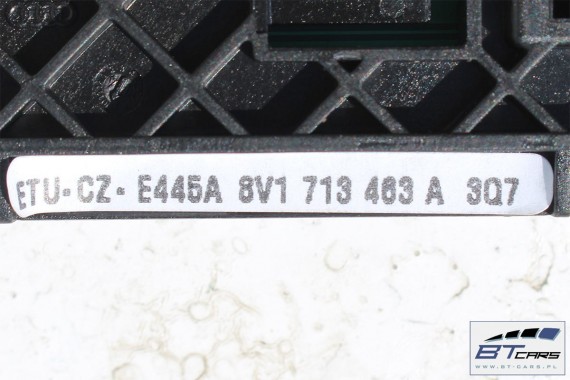 AUDI A3 PANEL ZMIANY BIEGÓW 8V1713463A 8V1 713 463 A 8V Kolor 3Q7 aluminium PRZEŁĄCZNIKI AUTOMAT 8V1713463A 8V1713463A 8V1713463