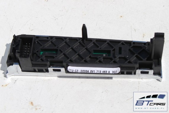 AUDI A3 PANEL ZMIANY BIEGÓW 8V1713463A 8V1 713 463 A 8V Kolor 3Q7 aluminium PRZEŁĄCZNIKI AUTOMAT 8V1713463A 8V1713463A 8V1713463