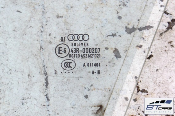 AUDI A6 KOMBI SZYBA DRZWI 4G9845025 4G9845025A 4G AVANT TYŁ TYLNA C7 4G9 845 025  4G9 845 025 A boczna drzwioa 2010 E6 AS2