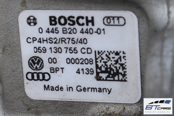 AUDI A6 A7 A8 Q5 Q7 POMPA WYSOKIEGO CIŚNIENIA 059130755CD 3.0 TDi wtryskowa paliwa 059 130 755 VW TOUAREG 059130755BJ 059130755