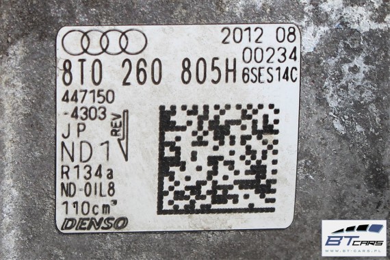 AUDI A4 A5 Q5 POMPA KLIMATYZACJI KLIMY 8T0260805H 8T0260805R kompresor sprężarka 8T0 260 805 H 8T0260805H 8T0260805R 8T0260805