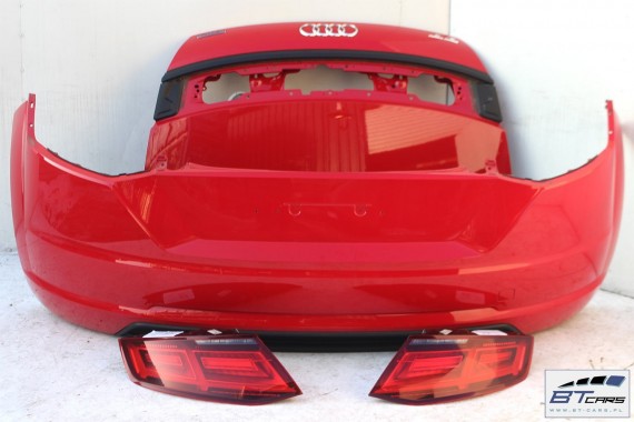 AUDI TT 8S CABRIO TYŁ ZDERZAK tylny + KLAPA BAGAŻNIKA 8S7 2015- Kolor: LY3U - czerwony (tangorot) 8S0945095A 8S0945096A