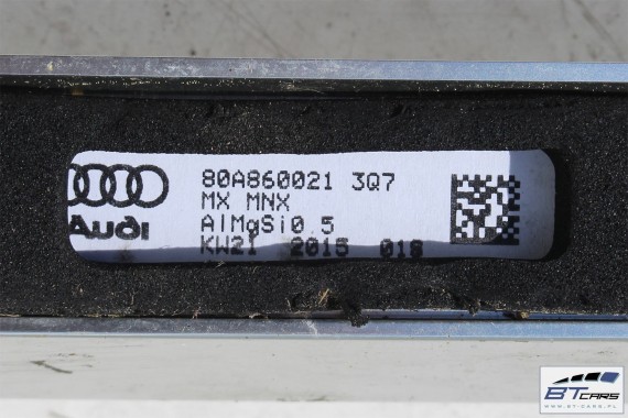 AUDI Q5 RELINGI DACHOWE 80A860021 80A860022 80A 860 021 reling 2 sztuki komplet 80A860021D 80A860022F 80A860021H 80A860022K