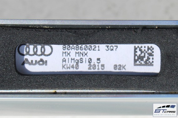 AUDI Q5 RELINGI DACHOWE 80A860021 80A860022 80A 860 021 reling 2 sztuki komplet 80A860021D 80A860022F 80A860021H 80A860022K