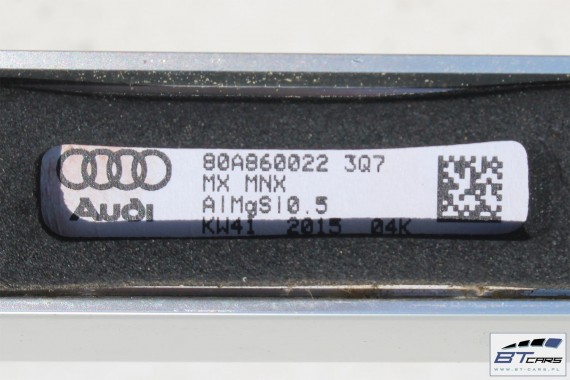 AUDI Q5 RELINGI DACHOWE 80A860021 80A860022 80A 860 021 reling 2 sztuki komplet 80A860021D 80A860022F 80A860021H 80A860022K