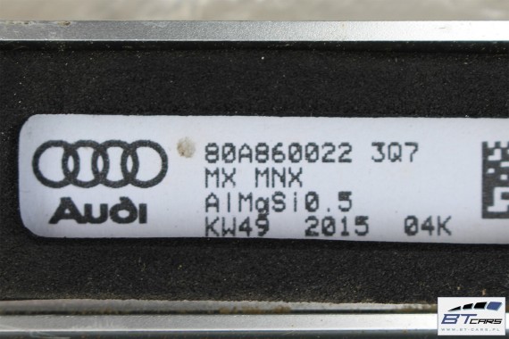 AUDI Q5 RELINGI DACHOWE 80A860021 80A860022 80A 860 021 reling 2 sztuki komplet 80A860021D 80A860022F 80A860021H 80A860022K