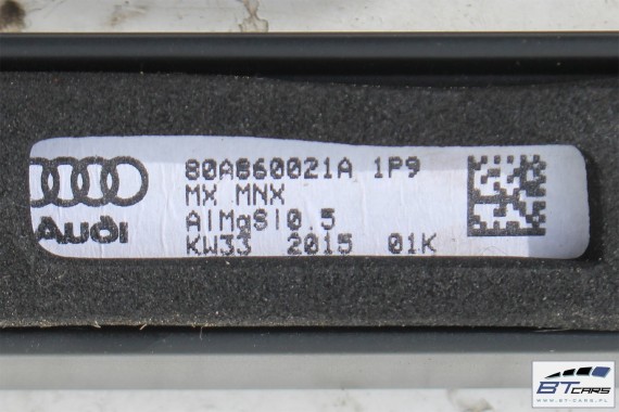 AUDI Q5 RELINGI DACHOWE 80A860021A 80A860022A 80A 860 021 A 80A8600221P9 czarny FY 80A860021F 80A860021K 80A860022E 80A860022G