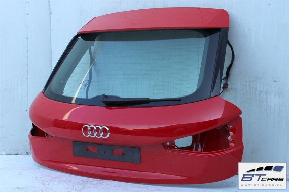 AUDI Q3 KLAPA TYLNA BAGAŻNIKA TYŁ S-LINE 8U 8U0 Kolor: N9N9 LZ3M - czerwony 8U0 827 025 - szyba 8U0827025 8U0845501 8U0827933