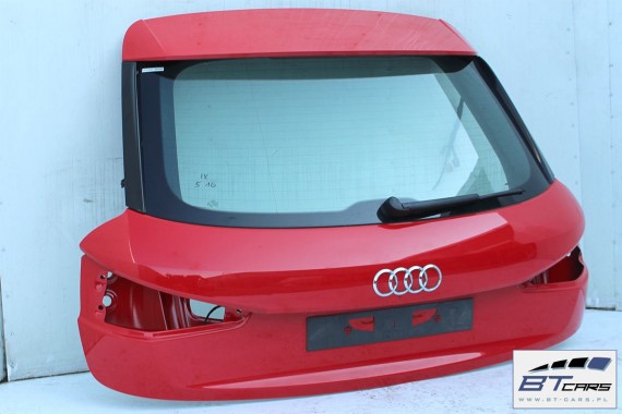 AUDI Q3 KLAPA TYLNA BAGAŻNIKA TYŁ S-LINE 8U 8U0 Kolor: N9N9 LZ3M - czerwony 8U0 827 025 - szyba 8U0827025 8U0845501 8U0827933