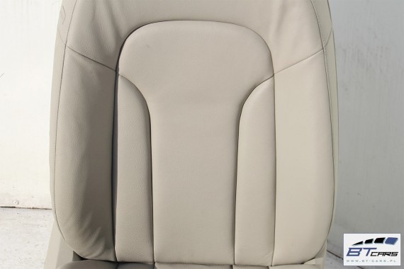 AUDI Q5 FOTELE KOMPLET FOTELI siedzeń siedzenia fotel tapicerka 8R skóra kolor szary USA fotel siedzenie tapicerka kanapa SKÓRA