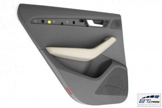 AUDI Q5 FOTELE KOMPLET FOTELI siedzeń siedzenia fotel tapicerka 8R skóra kolor szary USA fotel siedzenie tapicerka kanapa SKÓRA