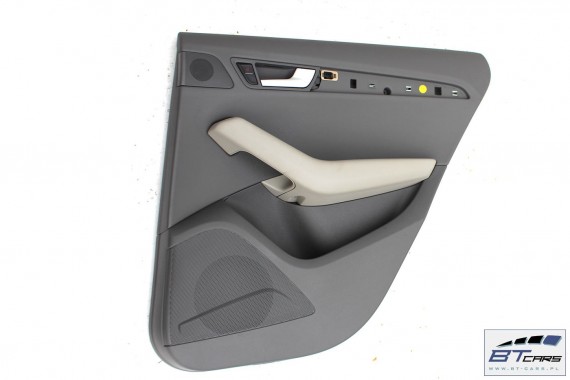 AUDI Q5 FOTELE KOMPLET FOTELI siedzeń siedzenia fotel tapicerka 8R skóra kolor szary USA fotel siedzenie tapicerka kanapa SKÓRA