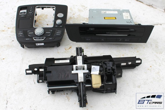 AUDI A7 ZESTAW MMI 3G+ MONITOR CZYTNIK PANEL 4G1919612C 4G0035670A 4G0919601G 4G10350670 wyświetlacz gałka touchpad sd navi sim