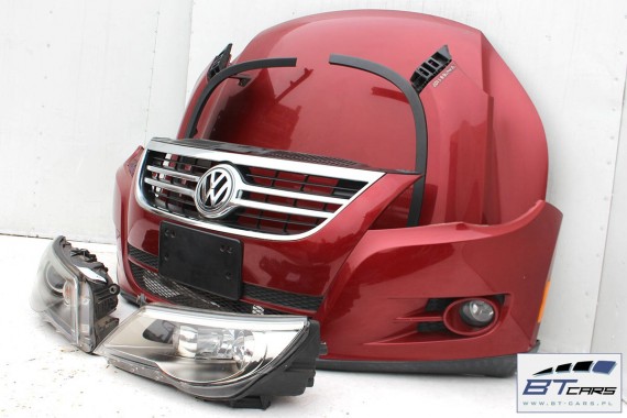 VW TIGUAN PRZÓD maska błotniki zderzak pas przedni lampy wzmocnienie błotnik lampa Xenon 5N Kolor: LA3T - czerwony