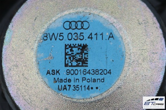 AUDI A4 KOMBI GŁOŚNIKI WZMACNIACZ 8W0035223 BANG OLUFSEN 8W0 035 223 8W KOMPLET ZESTAW GLOŚNIKÓW 8W5035411A 8W5035297