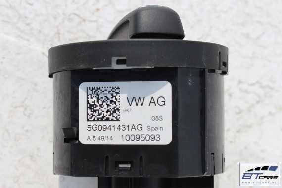 VW POLO SEAT PRZEŁĄCZNIK WŁĄCZNIK ŚWIATEŁ 5G0941431AG 5G0 941 431 AG 5G0941431S 5G0941431S 5G0941431AG 5G0941431S 5G0941431