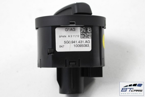 VW POLO SEAT PRZEŁĄCZNIK WŁĄCZNIK ŚWIATEŁ 5G0941431AG 5G0 941 431 AG 5G0941431S 5G0941431S 5G0941431AG 5G0941431S 5G0941431
