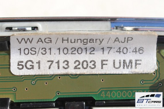 VW GOLF 7 VII GAŁKA ZMIANY BIEGÓW 5G1713203F 5G1713203J UMF - czarny 5G 5G1713203F 5G1713203J 5G1713203F 5G1713203 5G1713203F