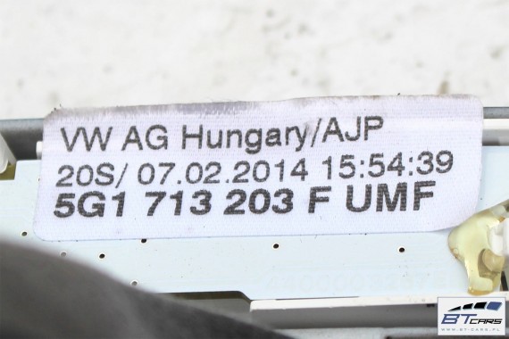 VW GOLF 7 VII GAŁKA ZMIANY BIEGÓW 5G1713203F 5G1713203J UMF - czarny 5G 5G1713203F 5G1713203J 5G1713203F 5G1713203 5G1713203F