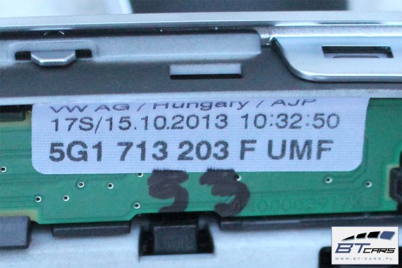 VW GOLF 7 VII GAŁKA ZMIANY BIEGÓW 5G1713203F 5G1713203J UMF - czarny 5G 5G1713203F 5G1713203J 5G1713203F 5G1713203 5G1713203F