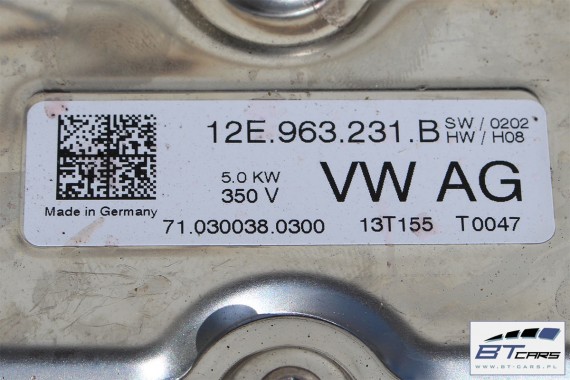 AUDI A3 WYMIENNIK CIEPŁA HYBRID 12E963231B HYBRID 12E963231C 12E963231B 12E963231B 12E963231B 12E963231B 12E963231B 12E963231B