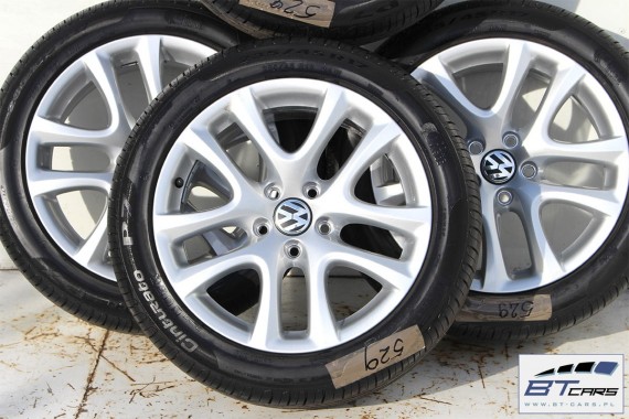 VW SCIROCCO EOS PASSAT FELGI 17 cali OPONY LATO KOŁA felga 1K8601025B  8J*17H2 ET41 opona Pirelli Cinturato P7 235/45/17 94W