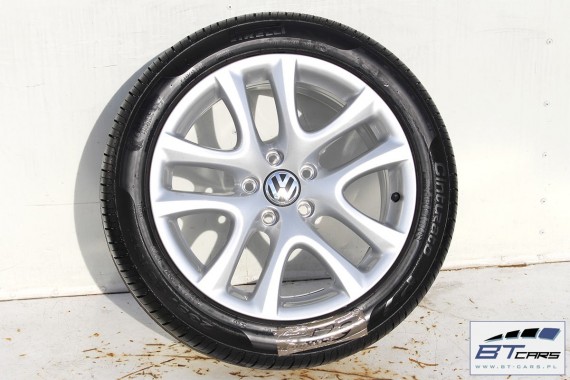 VW SCIROCCO EOS PASSAT FELGI 17 cali OPONY LATO KOŁA felga 1K8601025B  8J*17H2 ET41 opona Pirelli Cinturato P7 235/45/17 94W