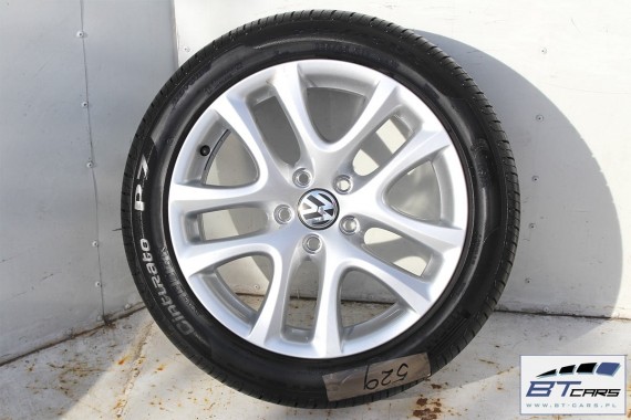 VW SCIROCCO EOS PASSAT FELGI 17 cali OPONY LATO KOŁA felga 1K8601025B  8J*17H2 ET41 opona Pirelli Cinturato P7 235/45/17 94W