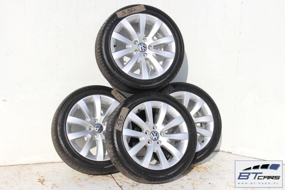 VW SCIROCCO EOS PASSAT B6 B7 CC FELGI 17 OPONY KOŁA FELGA 1K8601025 LATO Turanza ER300  225/45/17 91W 1K8601025 1K8601025