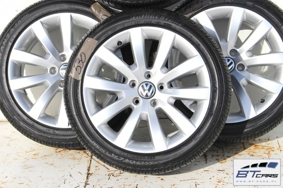 VW SCIROCCO EOS PASSAT B6 B7 CC FELGI 17 OPONY KOŁA FELGA 1K8601025 LATO Turanza ER300  225/45/17 91W