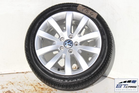 VW SCIROCCO EOS PASSAT B6 B7 CC FELGI 17 OPONY KOŁA FELGA 1K8601025 LATO Turanza ER300  225/45/17 91W