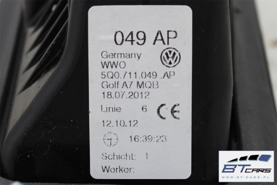 VW AUDI SEAT SKODA WYBIERAK SKRZYNI 5Q0711049AP 5Q0 711 049 AP 5Q0711265 5Q0711266B lewarek linki cięgna