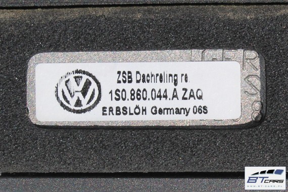 VW UP RELINGI DACHOWE 1S0860043A 1S0860044A 1S0 860 043 A 1S0 860 044 A reling