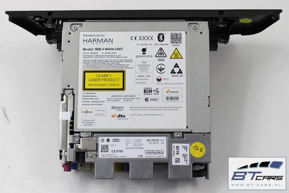 AUDI A6 A7 CZYTNIK DVD MMI 3G+ SD SIM 4G1035021 4G1 035 021 LIFT 4G1035021A MIB II HIGH MULTIMEDIA nawigacja 4G1035021 4G1035021