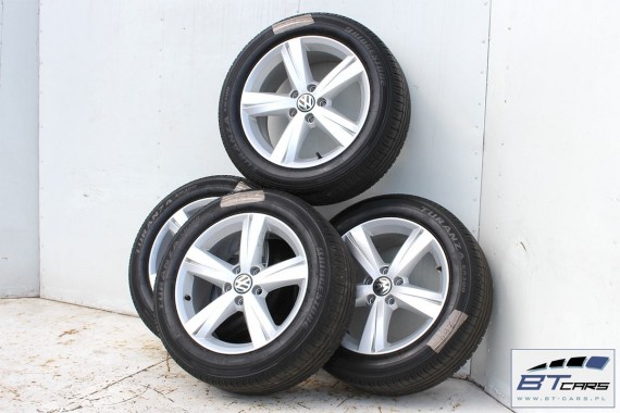 VW THE BEETLE FELGI 17 cali OPONY LATO KOŁA felga 561601025A 7J*17H2 ET43 opona Bridgestone Turanza ER300 215/55/17 94V 5C