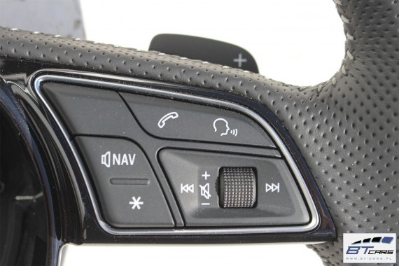 AUDI A3 A4 A5 Q2 KIEROWNICA S-LINE 8W0419091AF 8W0419091DH 81A419091AD 8W0 419 091 JAH czarny 8W0419091AF 8W0419091DH 8W0419091