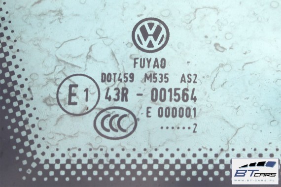 VW GOLF 7 VII SZYBA BOCZNA PRAWA 5G0845412 5G0 845 412 KAROSERYJNA PASAŻERA 5G, 5Q 2013- SZYBY